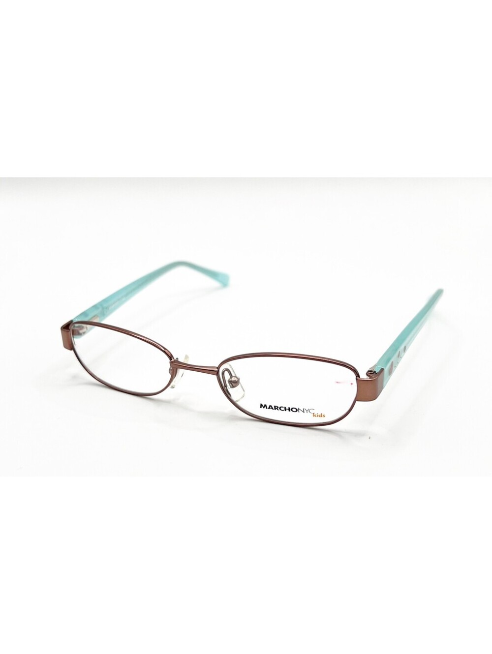 Marchon Nyc Hayley 210 Brown Authentic Eyeglasses 44-16-125